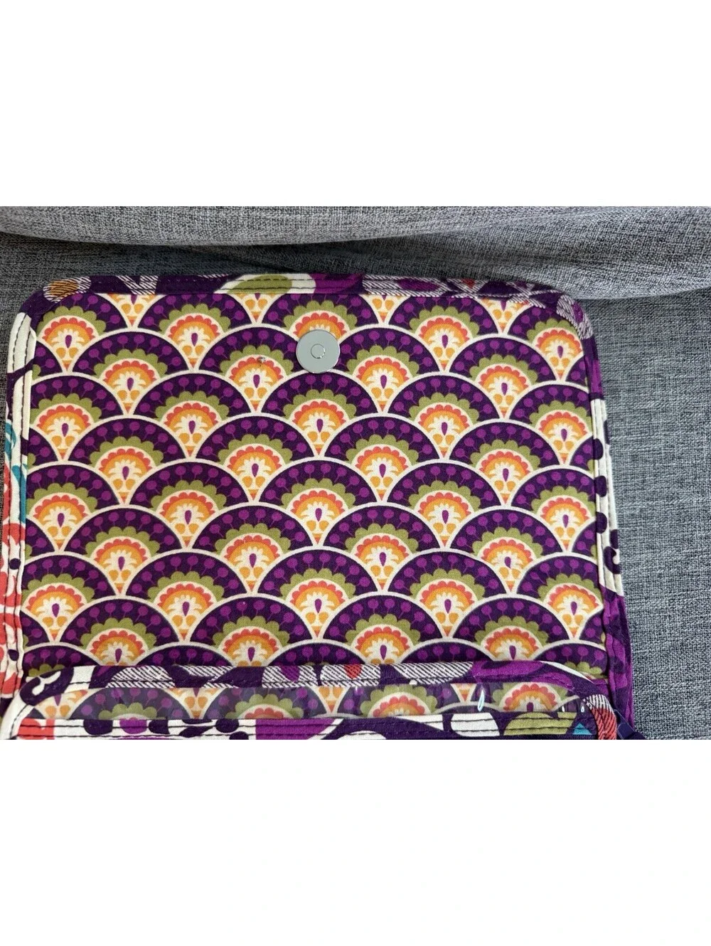 Vera Bradley Hanging Travel Organizer Plum Crazy Cosmetic Toiletry Bag